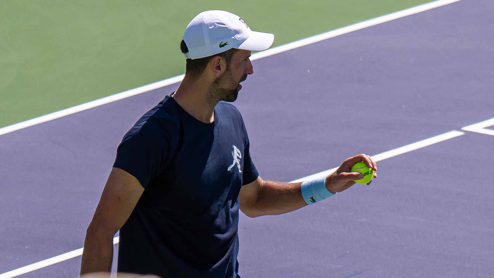 Novak Djokovic reached the fourth round at Indian Wells.