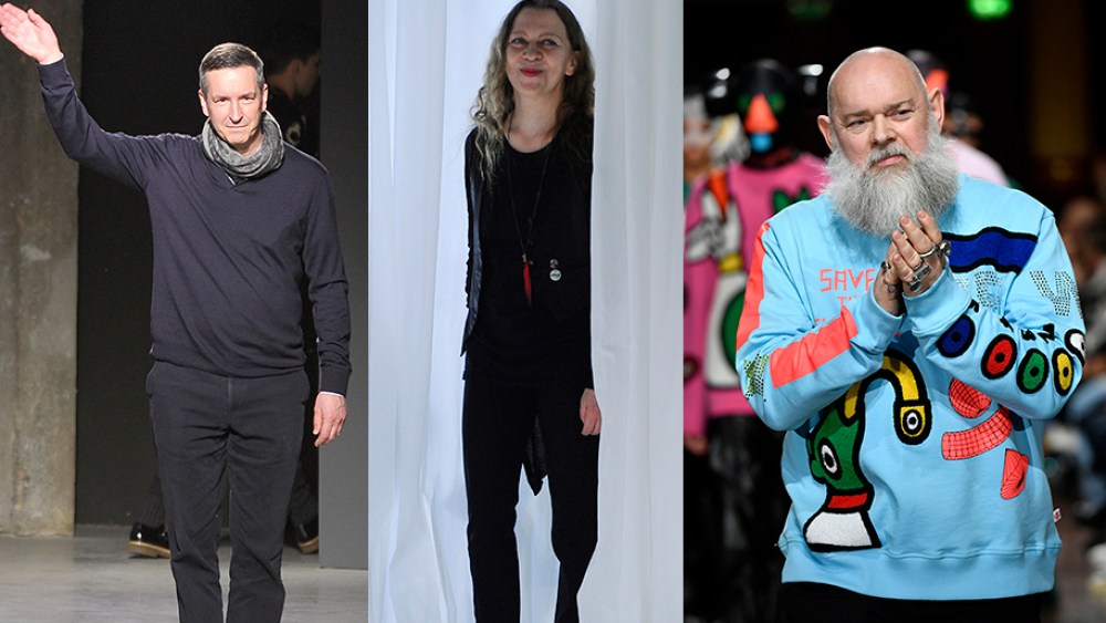 Dries Van Noten, Ann Demeulemeester, 2013 and Walter Van Beirendonck, 2023.