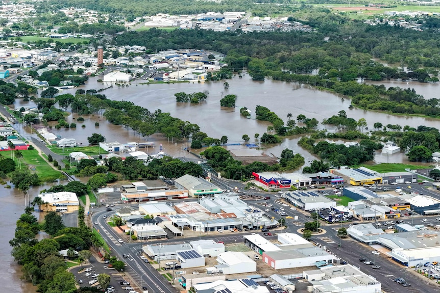 Flooding at Bundaberg from Tuesday, March 10, 2026.