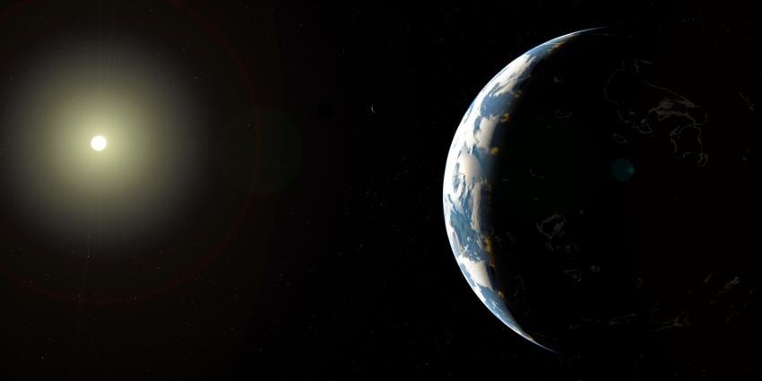 An artist's impression of an Earthlike exoplanet. Credit: RAS/Gillis Lowry/CC by 4.0 license.