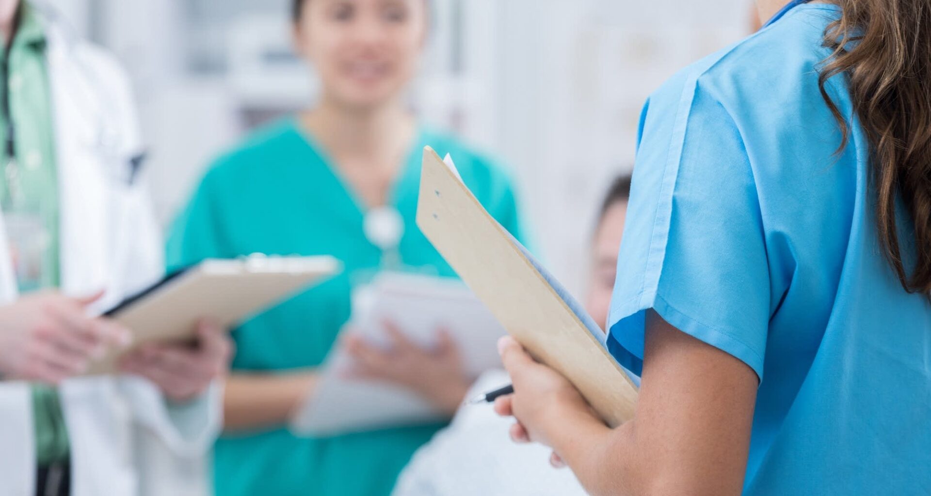 The U.S. went from adding 77,000 health care jobs in January to losing 28,000 in February. But the long-term outlook might be better.