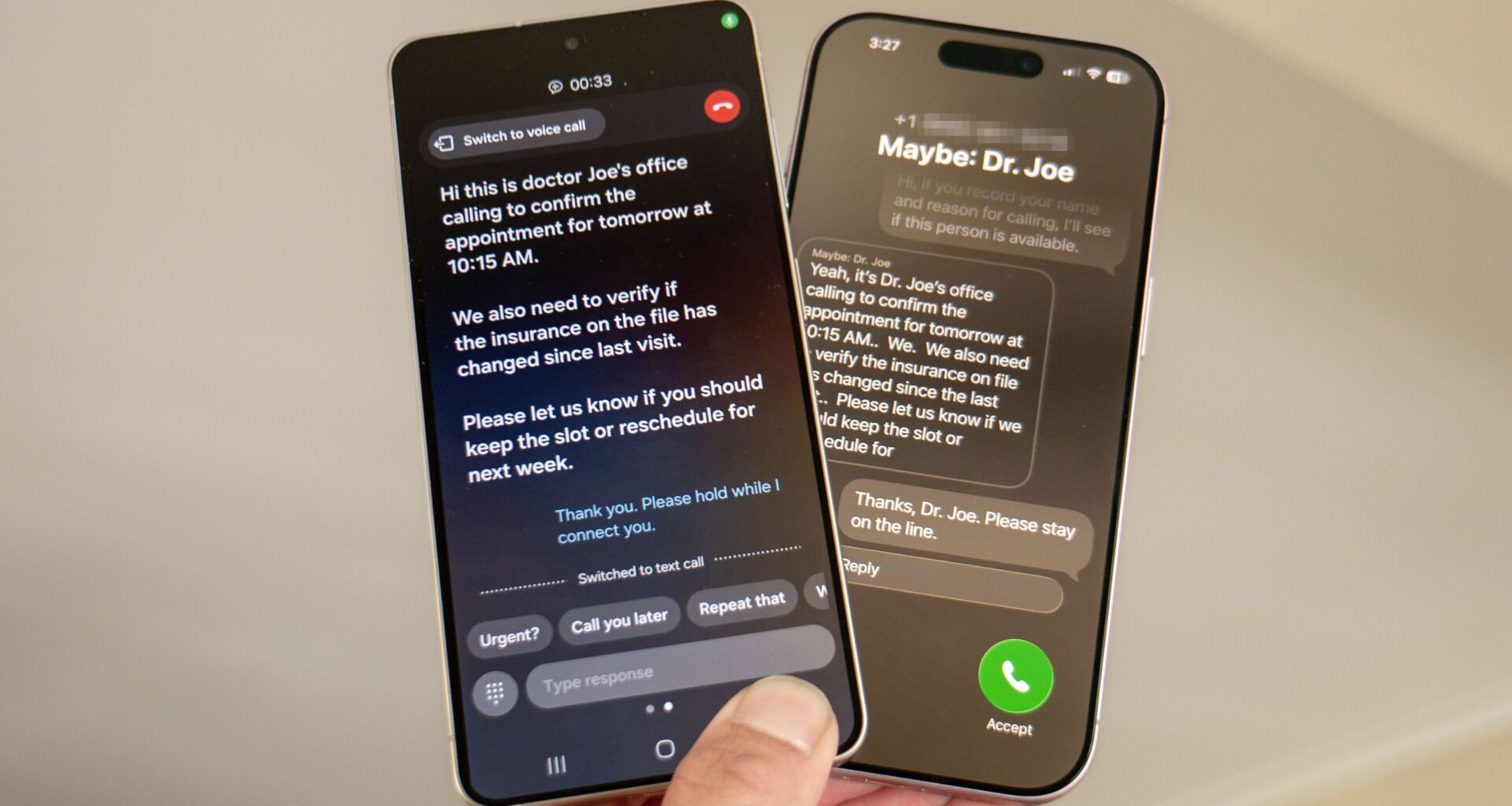 I tested Call Screen on the Galaxy S26 vs. iPhone 17 — here’s the winner