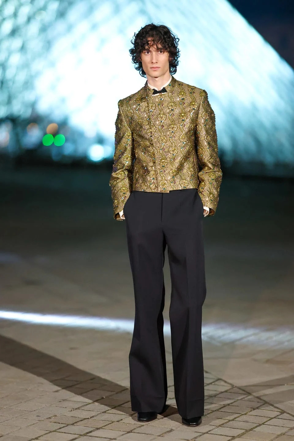 the grand dîner du louvre arrivals photocall