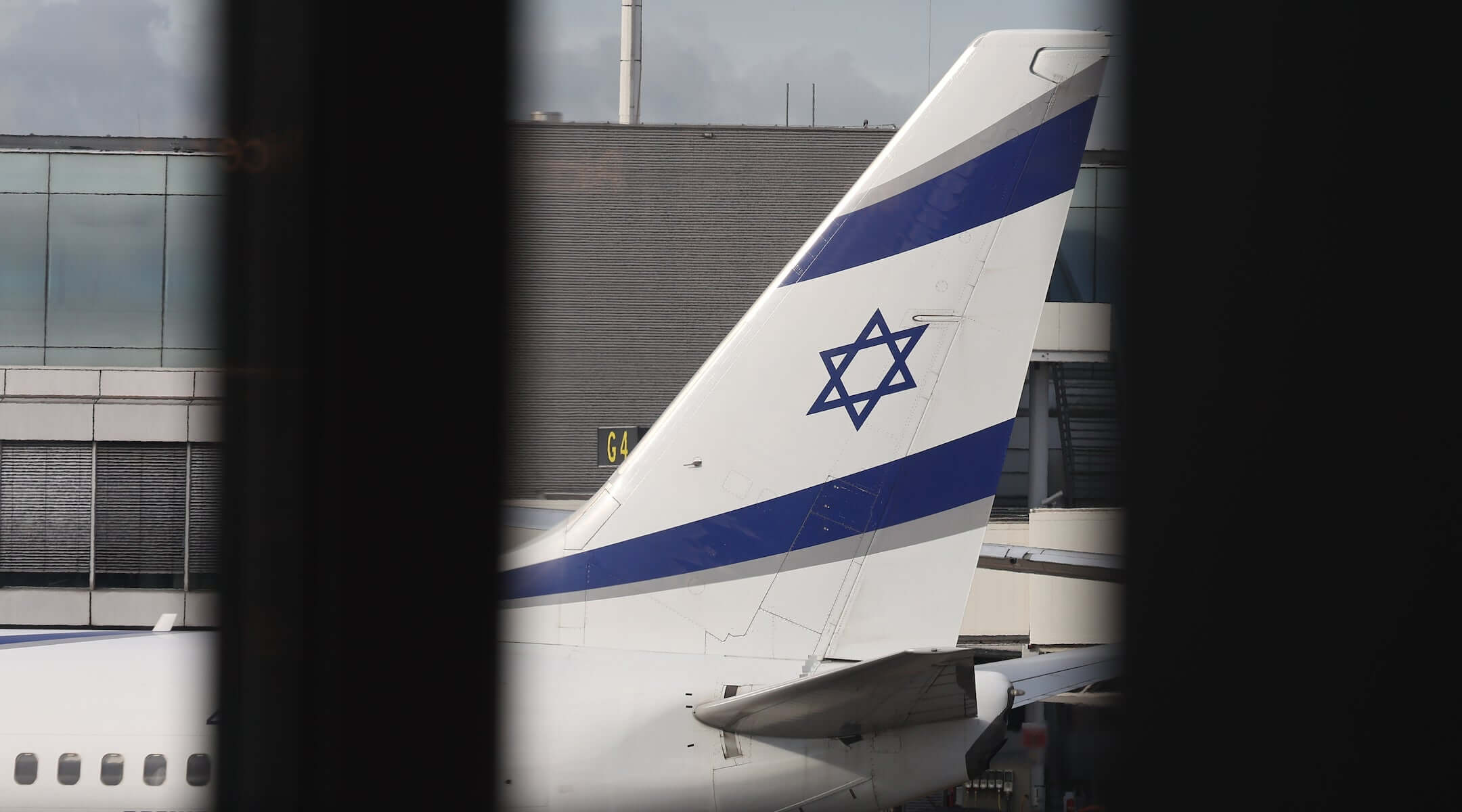 El Al plane is seen at Schiphol airport in Amsterdam, Netherlands on October 16, 2025.