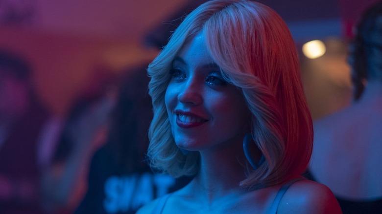 Sydney Sweeney dressed as Alabama from True Romance in Euphoria