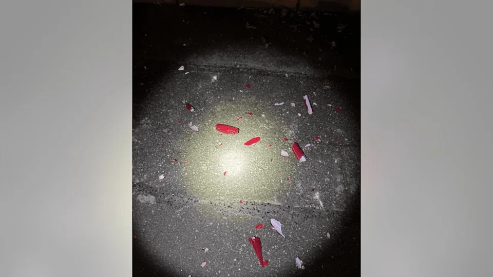 <div>Damage at the Chihuly Garden and Glass museum on March 16, 2026.</div><strong>(Seattle Police Department)</strong>
