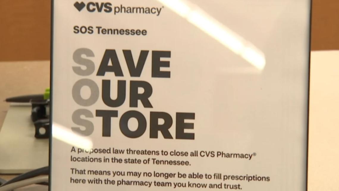 TN bill targeting pharmacy benefit managers would shut down 100+ CVS stores