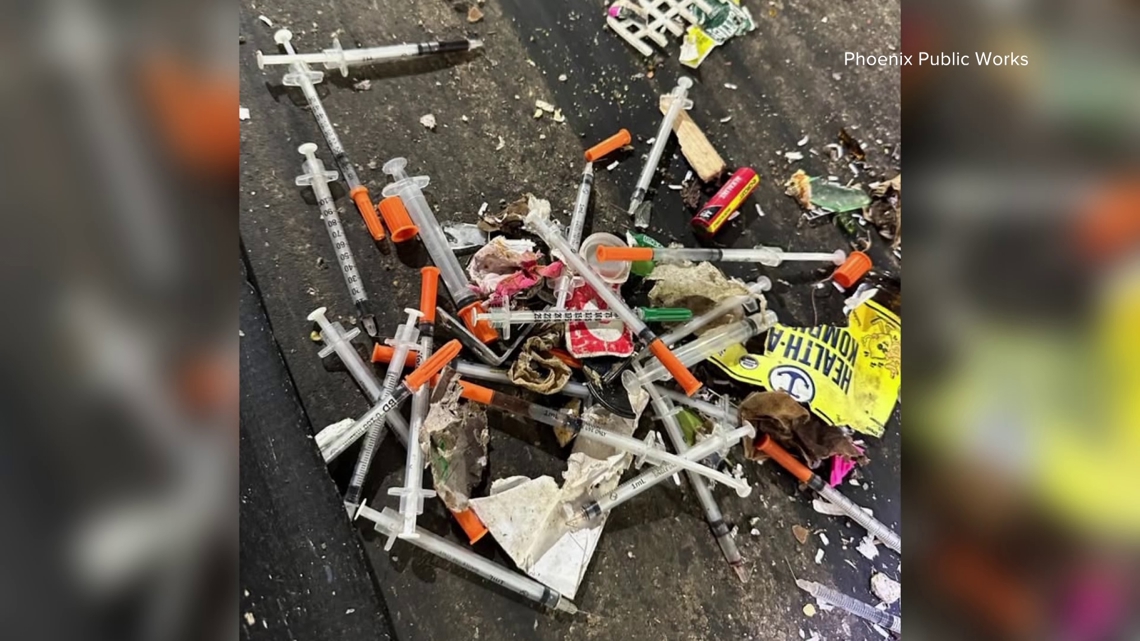 Needles and sharp objects in Phoenix recycling centers becoming a growing problem