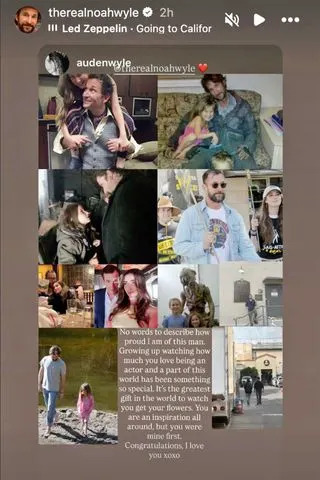 Noah Wyle's Instagram StoryCredit: Noah Wyle/Instagram