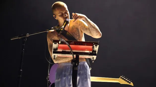 Justin Bieber performs on the 68th GRAMMY Awards, Feb. 1, 2026 in Los Angeles, California. (Kevin Mazur/Getty Images for The Recording Academy)