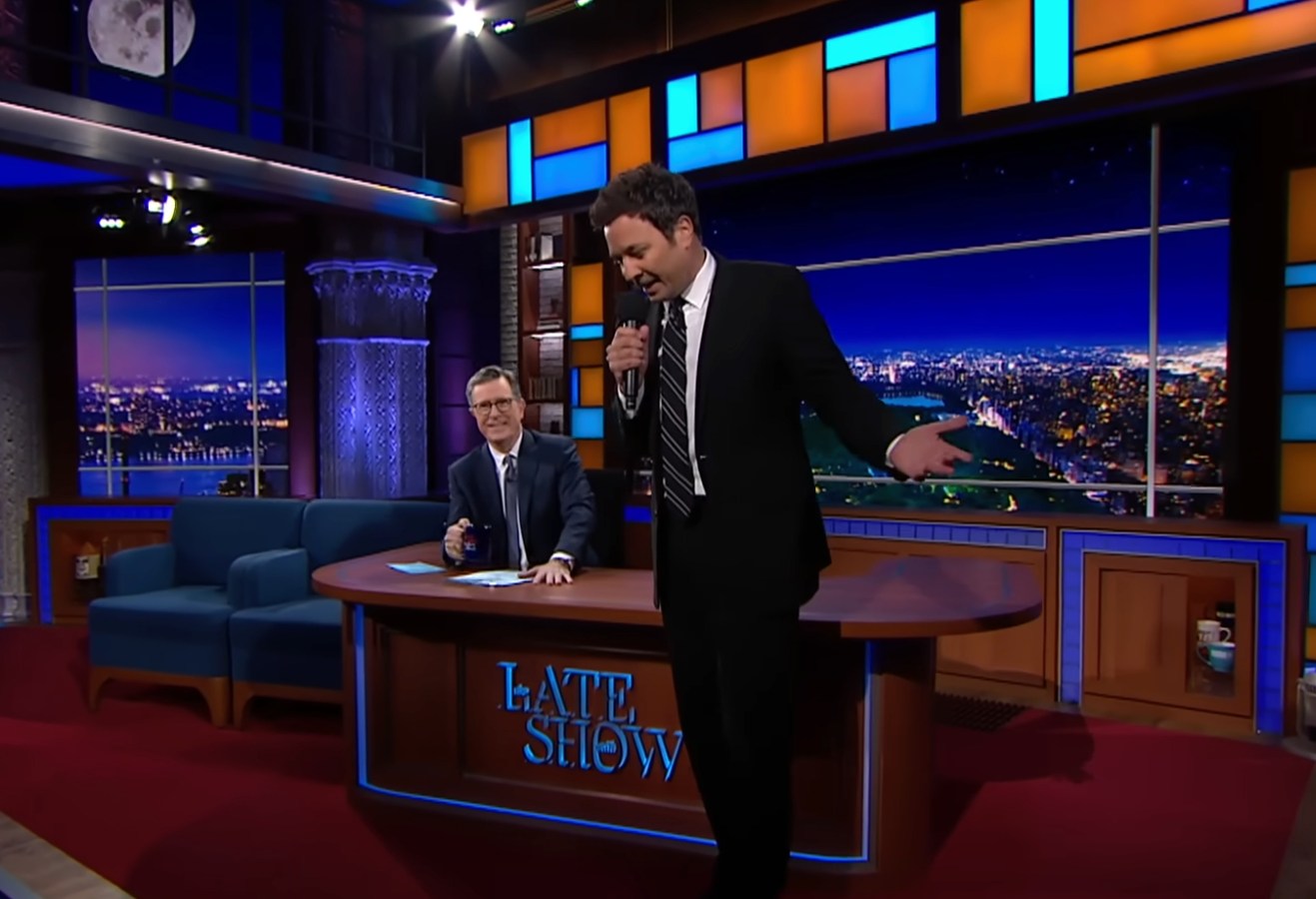 Jimmy Fallon Pays Tribute to Stephen Colbert Ahead of 'Late Show' End