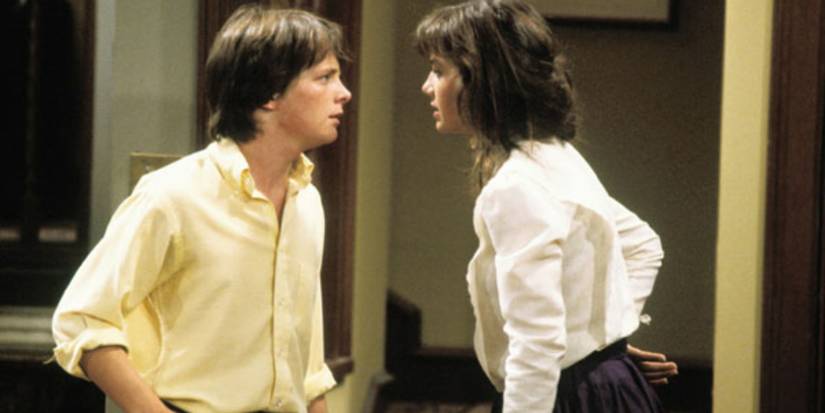 Michael J. Fox and Justine Bateman on Family Ties