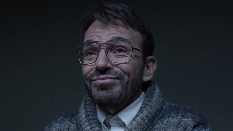 Lorne Malvo (Billy Bob Thornton) fools an interrogation room in Fargo