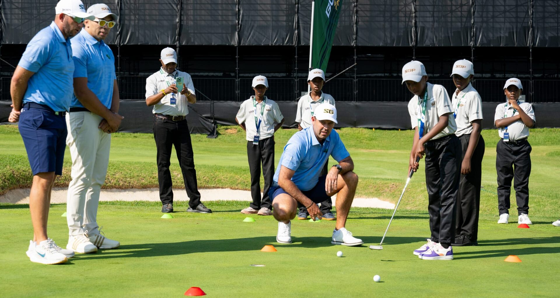 Southern Guards GC inspire youth at Steyn City Clinic