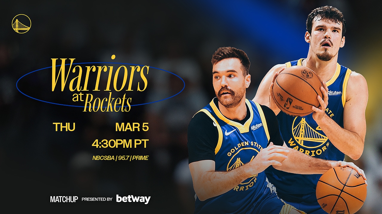 Game Preview: Warriors at Houston Rockets - 3/5/26 - NBA