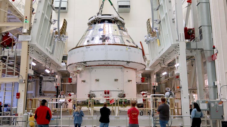 Orion spacecraft for Artemis II mission