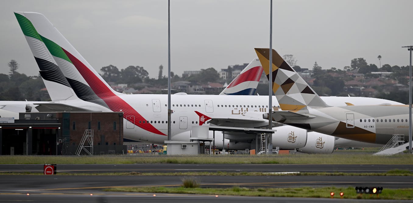 Commercial flights will be your best way out of Middle East, Wong tells stranded Australians