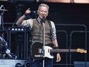 Bruce Springsteen appears during a concert with the E Street Band in Berlin, Germany, on June 11, 2025.