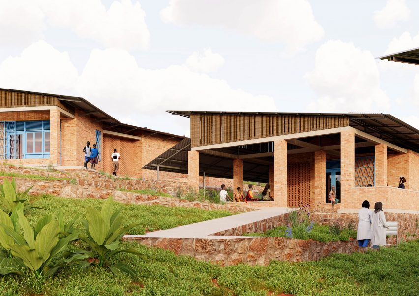 Ineza Clinic by Kéré Architecture in Burundi