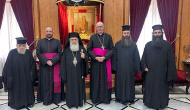 The new Apostolic Nuncio in the Holy Land visited the Patriarch of Jerusalem