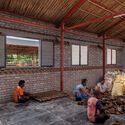 Gaughar Animal Husbandry / Compartment S4 - Interior Photography, Brick, Beam
