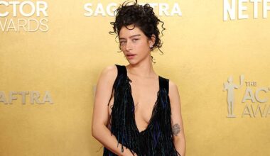 Odessa A’zion Wears a Shaggy Jumpsuit to the 2026 Actor Awards