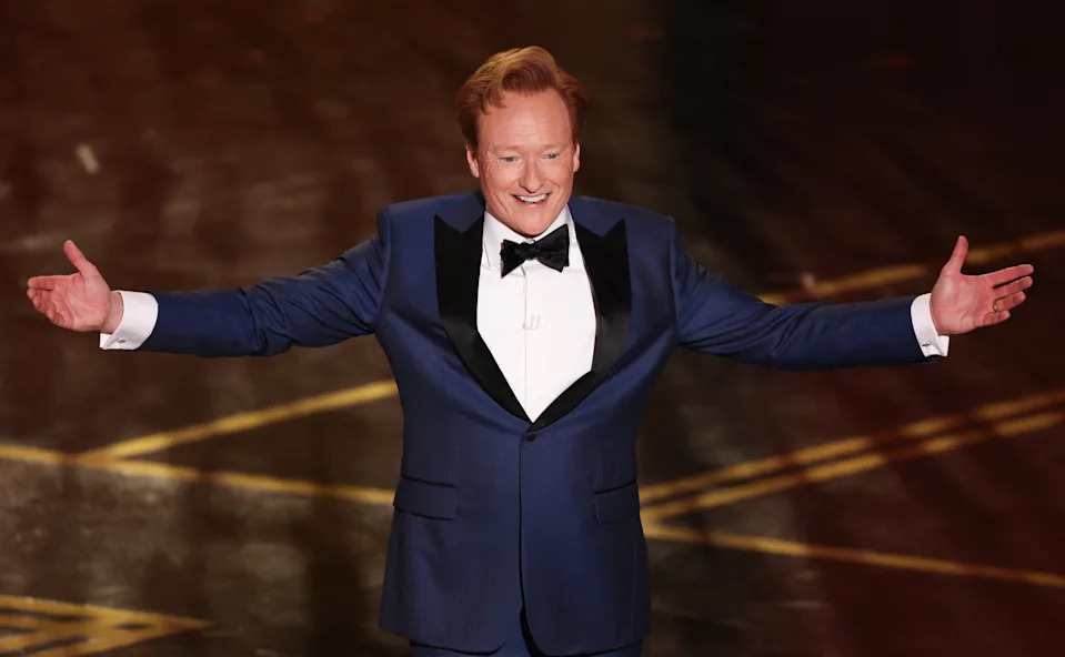 Host Conan O'Brien speaks onstage during the 98th Annual Academy Awards.