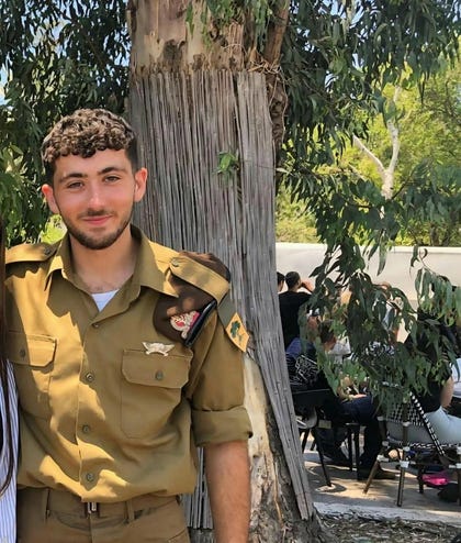 Staff sergeant Ori Greenberg, 21, killed in south Lebanon