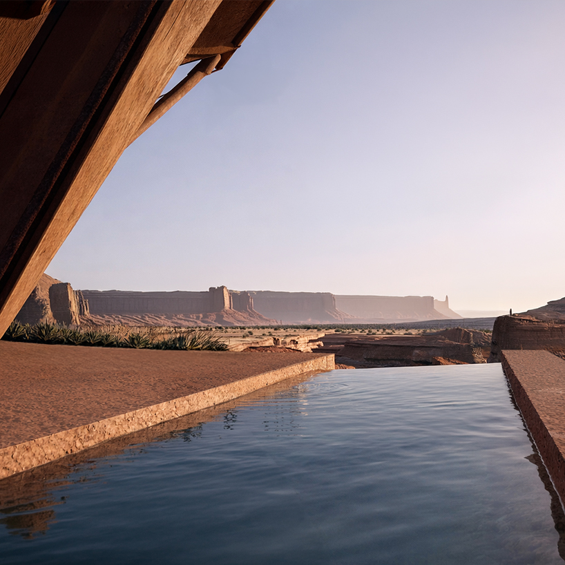 rammed-earth prisms carve an observatory house into the utah desert - 5