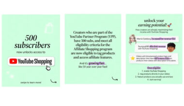 YouTube is bringing affiliate shopping features to more creators