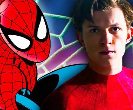 Animated Spider-Man with Tom Holland's Spider-Man