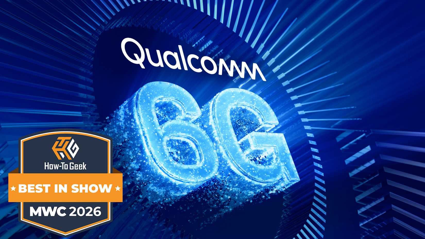Illustration of the Qualcomm 6G logo.