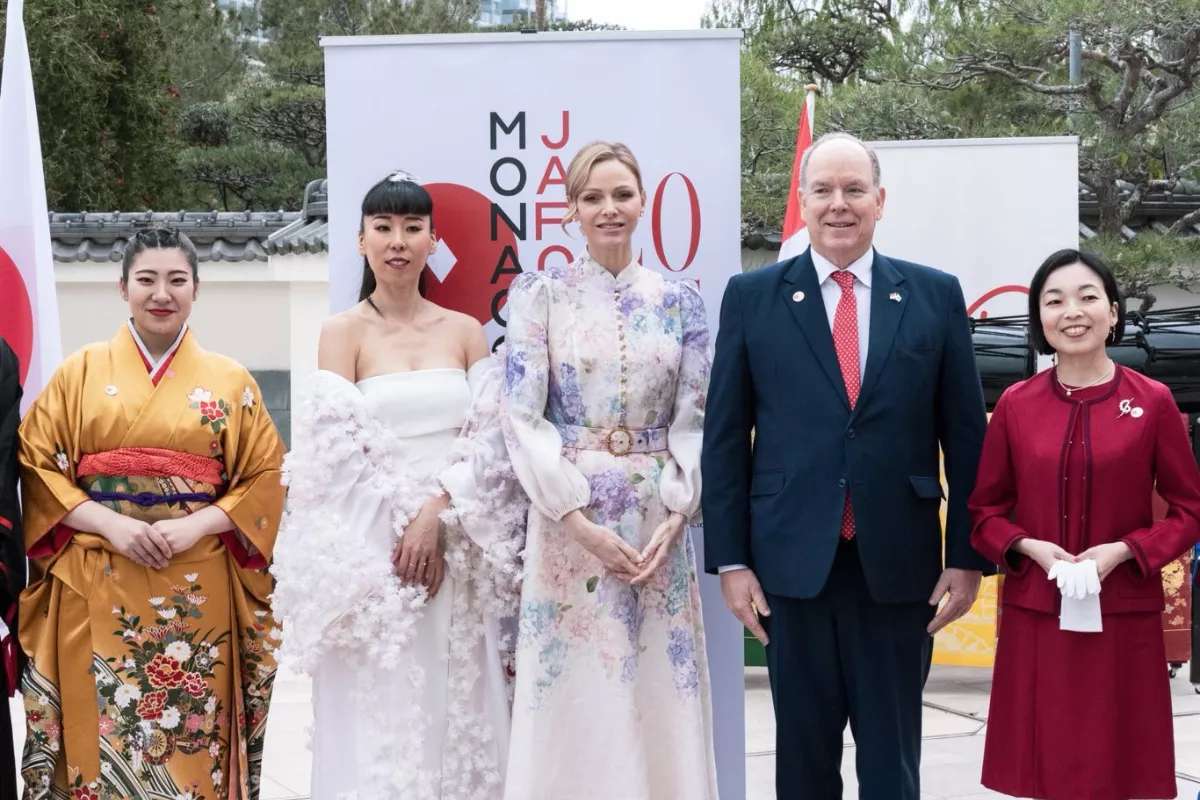Princess Akiko joins Prince Albert and Princess Charlene to open Japan Day in Monaco