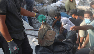 Man accuses Israel of war crimes as he holds remains of girl killed in Iran | Israel-Iran conflict