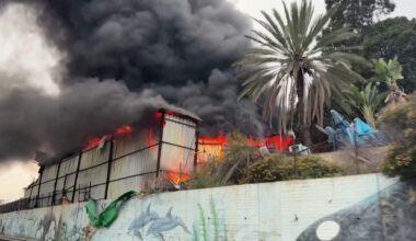 Iranian missile strike in central Israel sets building ablaze | Conflict