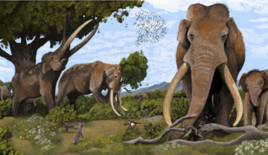 Straight-tusked elephants (Palaeoloxodon antiquus) were the largest land mammals of the European Pleistocene. Image credit: Hodari Nundu, CC-BY-4.0.