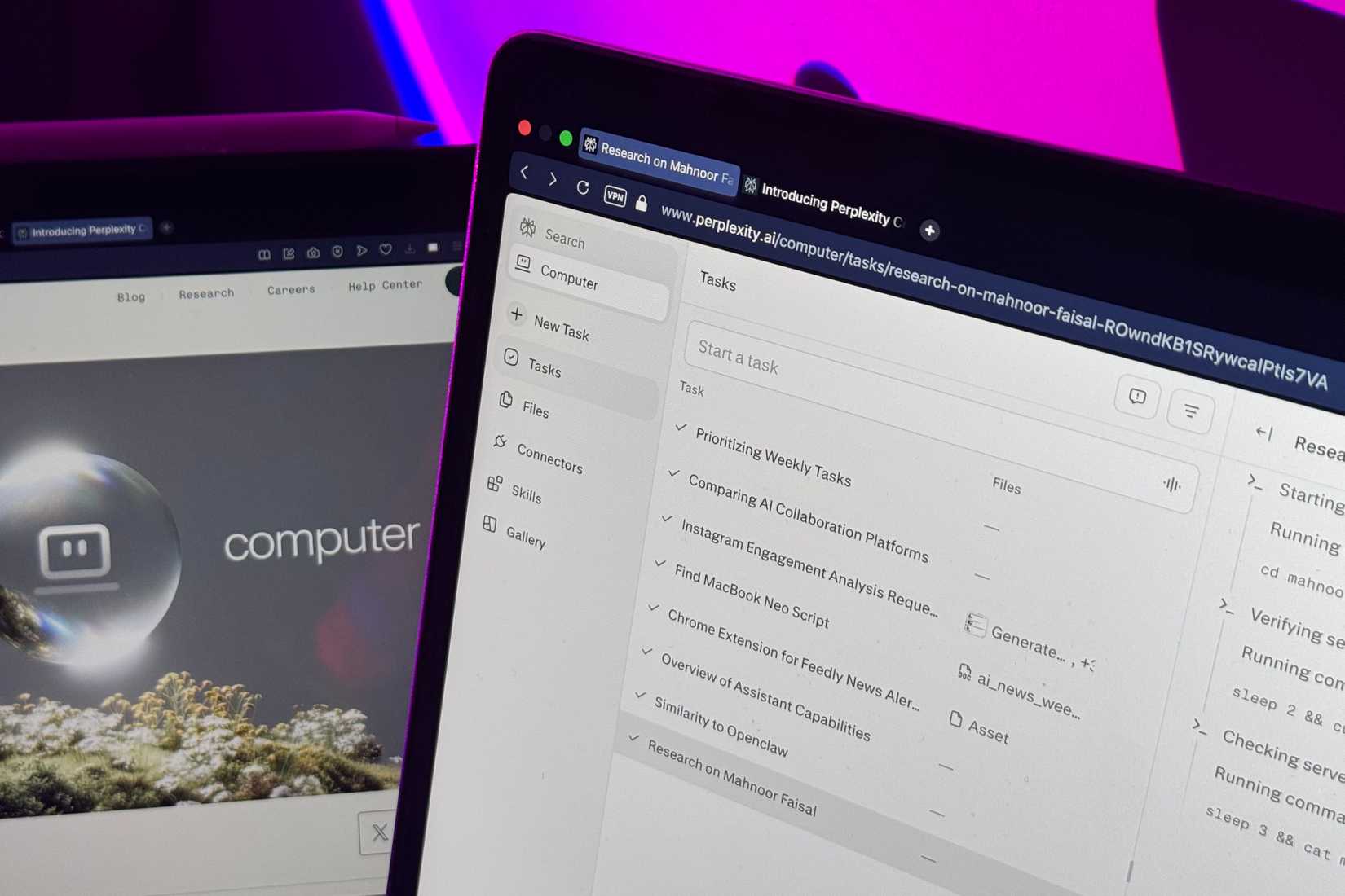 Perplexity Computer feature