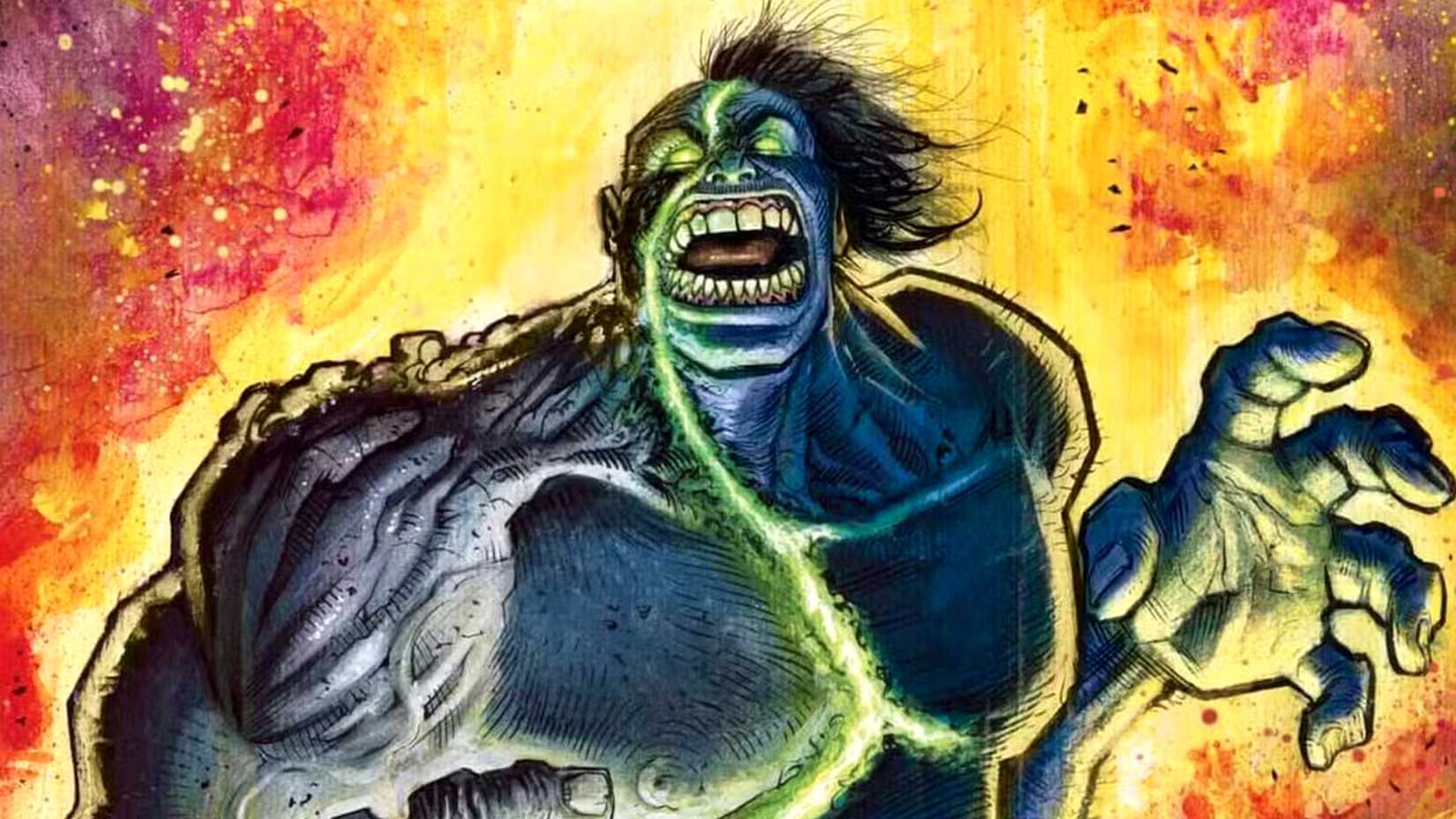 Infernal Hulk screams in Marvel Comics