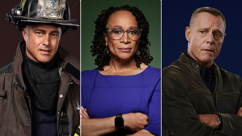 Severide in Chicago Fire, Goodwin in Chicago Med, and Voight in Chicago PD