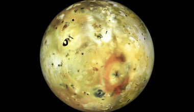 Active volcanoes on Io are detected by JWST and an artificial eye
