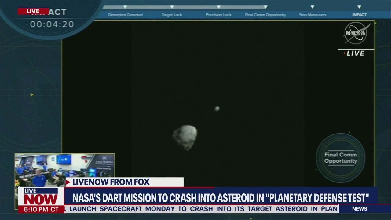 NASA's DART spacecraft slams into target asteroid in defense test