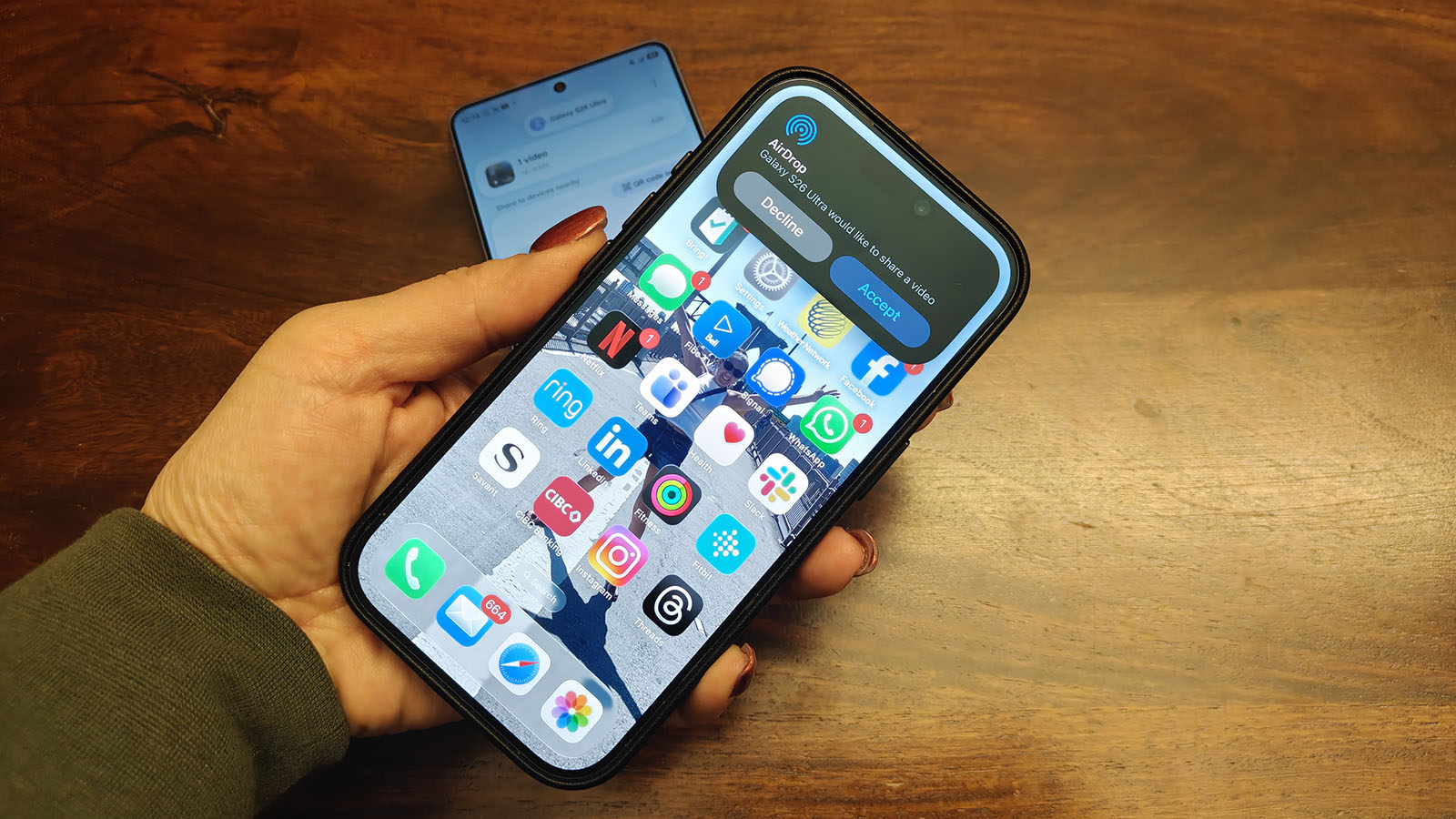 Samsung Galaxy S26 series AirDrop