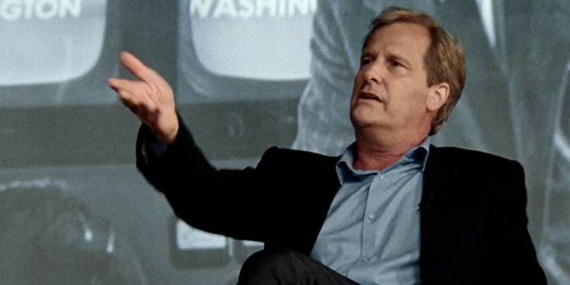 Jeff Daniels as Will McAvoy in The Newsroom season 1, episode 1 giving a speech