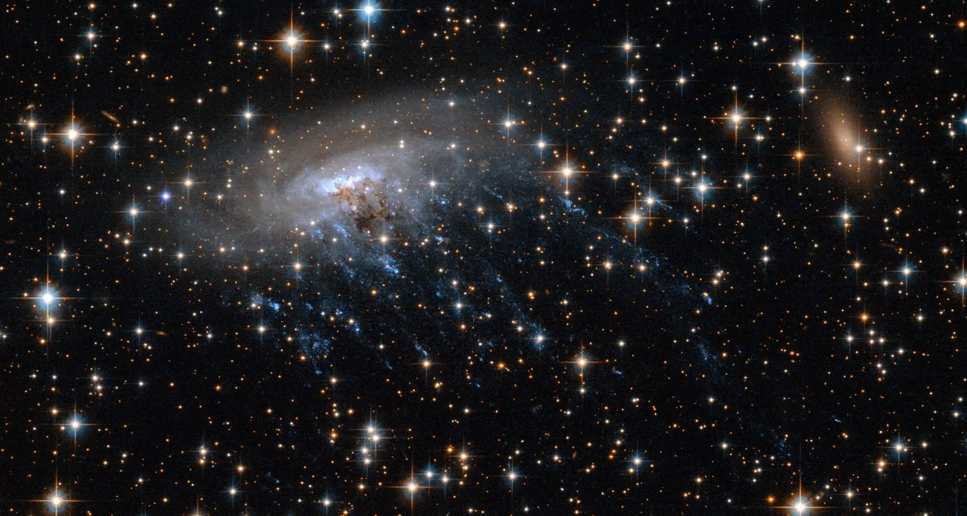 James Webb spots a galaxy with tentacles in deep space