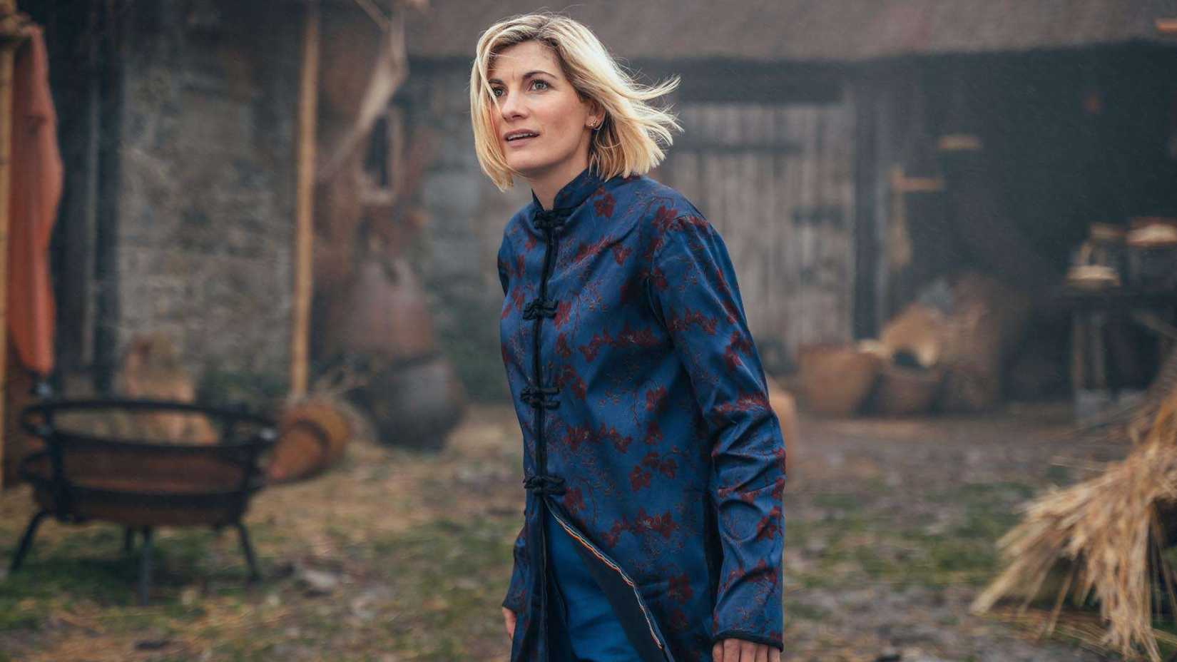 Jodie Whittaker in Doctor Who episode "The Legend of the Sea Devils"