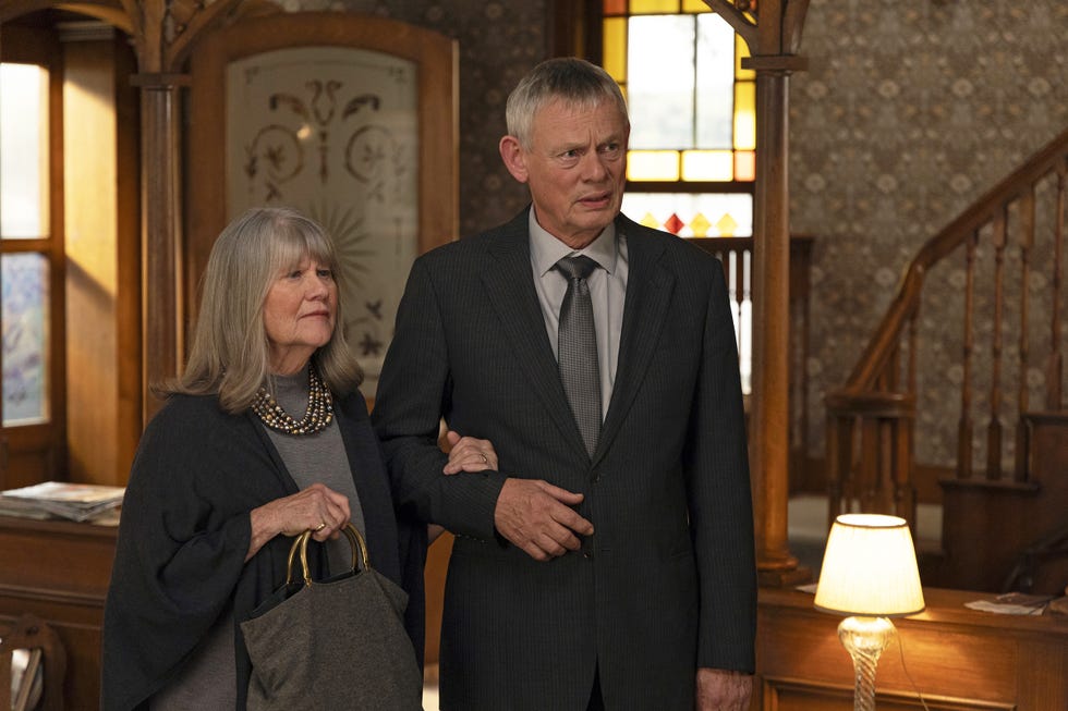 judith ivey and martin clunes in the doc martin episode special in best medicine