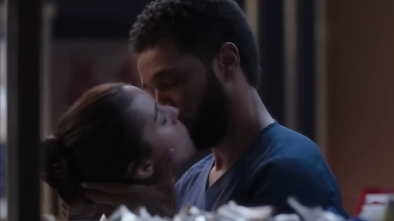 Jules and Winston on Grey's Anatomy