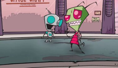 Screenshot from the sci-fi cartoon series Invader Zim
