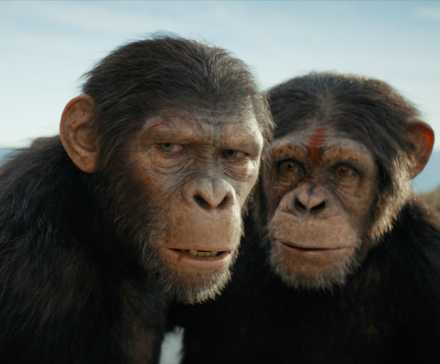 Noa and Soona in Kingdom of the Planet of the Apes