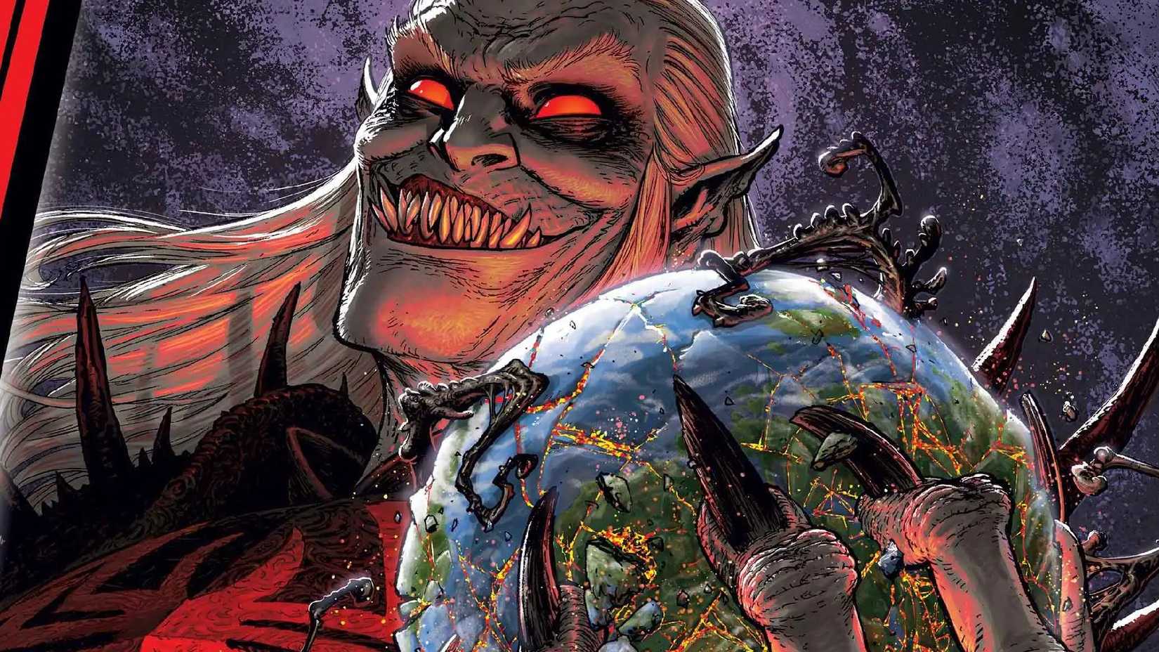 knull crushing the planet